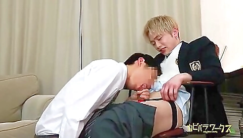 Asian teen in uniform riding a cock in her tight vagina