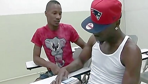 Big black dick rides the tattooed woman on the table