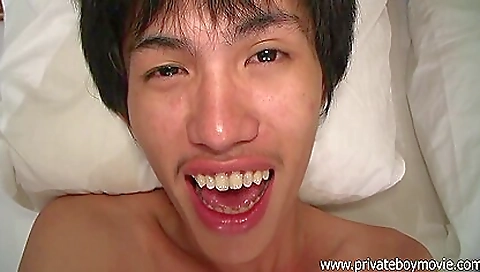 Amateur asian 18+ busty brunette is getting rammed