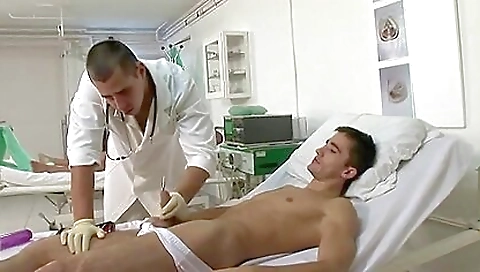 Awesome Doctor Shoves A Metal Kernel In A Hard Dick