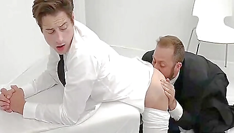 Mature woman is getting a big cock in her mouth and cunt